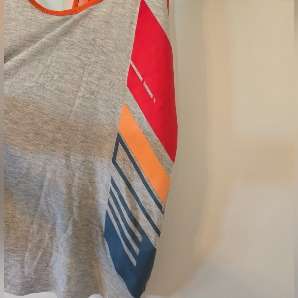 LLD Diagonal Print Racerback Tank - Picture 3 of 6